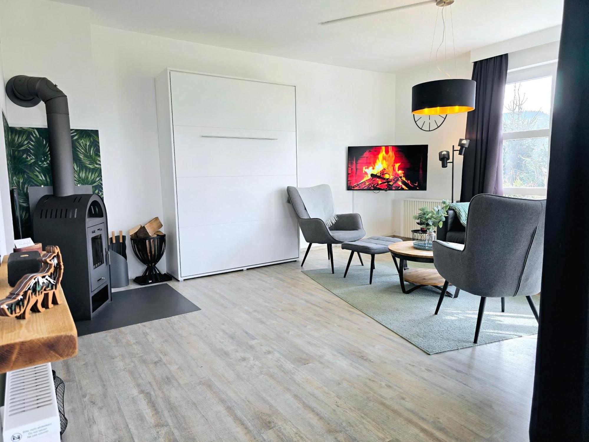 Ferienwohnung Fuchsbau Mit Kamin & Terrasse & Hunde Βίντερμπεργκ Εξωτερικό φωτογραφία