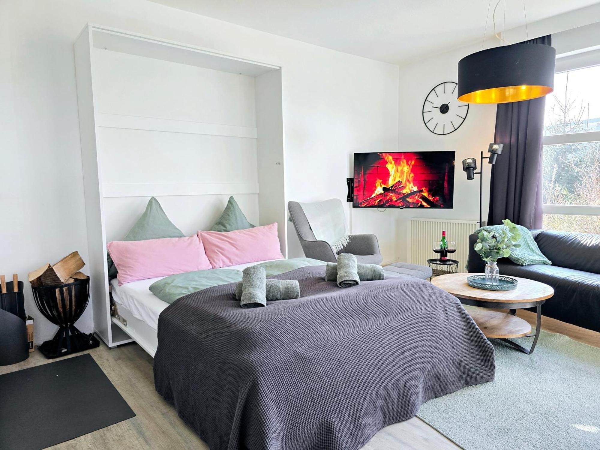 Ferienwohnung Fuchsbau Mit Kamin & Terrasse & Hunde Βίντερμπεργκ Εξωτερικό φωτογραφία